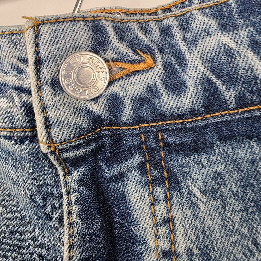 Pilcro Letterpress Anthropologie Women's Size 31 Distressed Denim Jeans Grunge - Picture 6 of 16